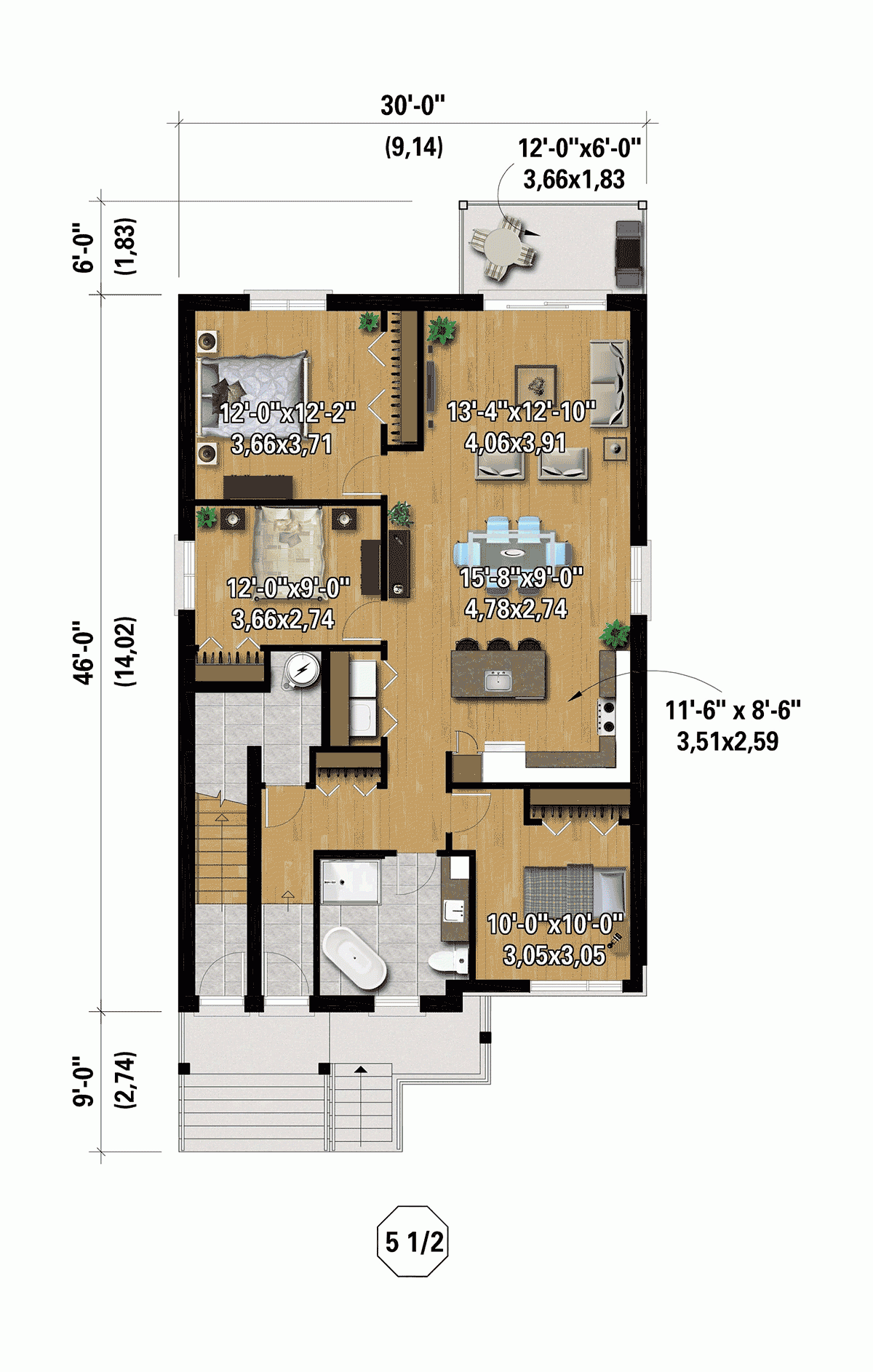 Multi Family Plan 52841 Modern Style With 4104 Sq Ft 9 Bed 3 Multi Family Plan 52841 Modern Style With 4104 Sq Ft 9 Bed 3