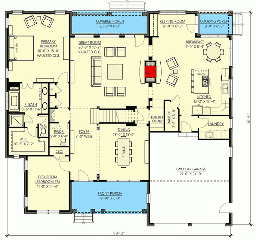 New American House Plan With 2 sided Fireplace And Flex Room 3150 Sq Ft 865008SHW Architectural Designs House Plans New American House Plan With 2 sided Fireplace And Flex Room 3150 Sq Ft 865008SHW Architectural Designs House Plans