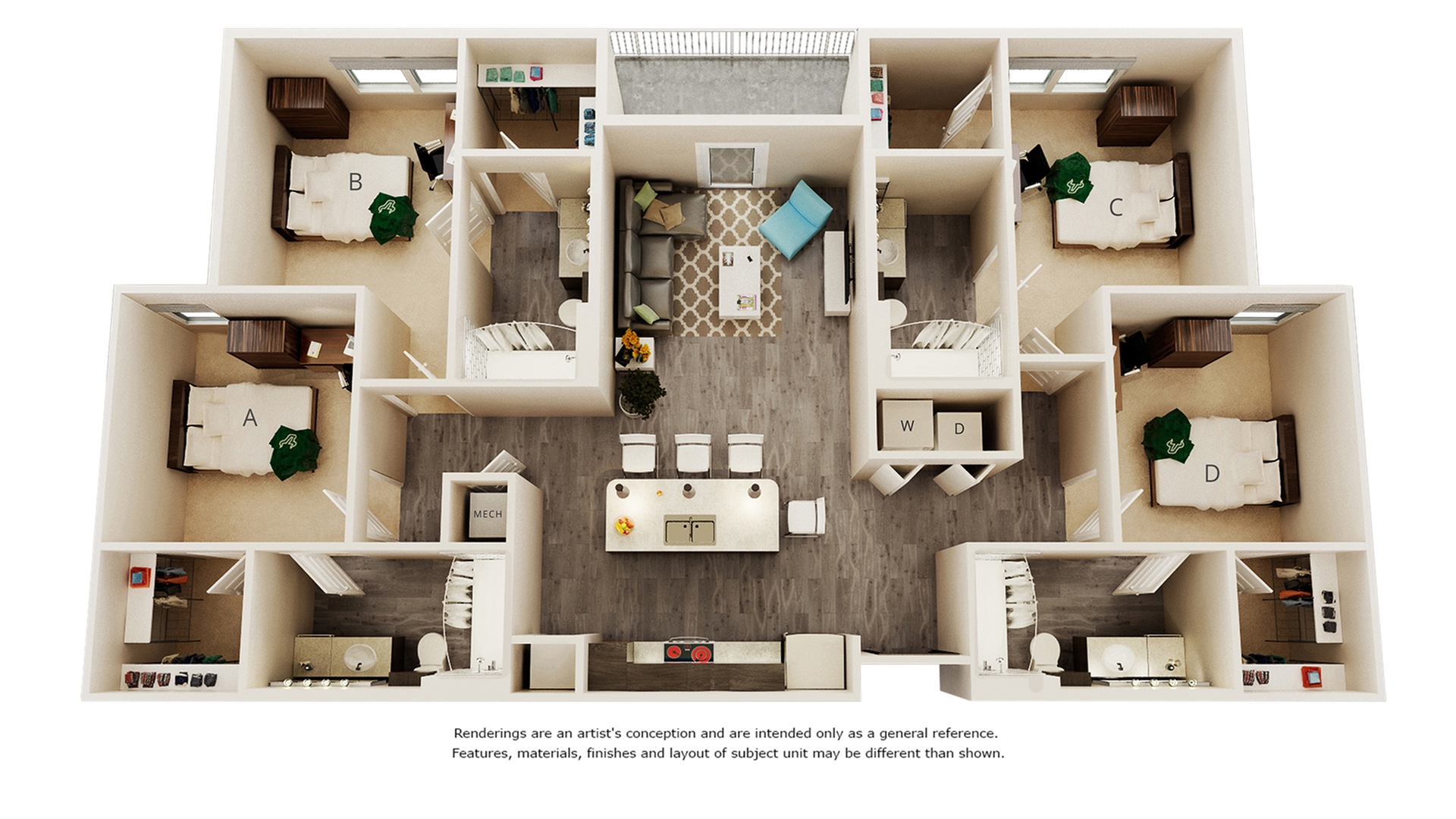 4 Bedroom Apartment/House Plans 4 Bedroom Apartment/House Plans
