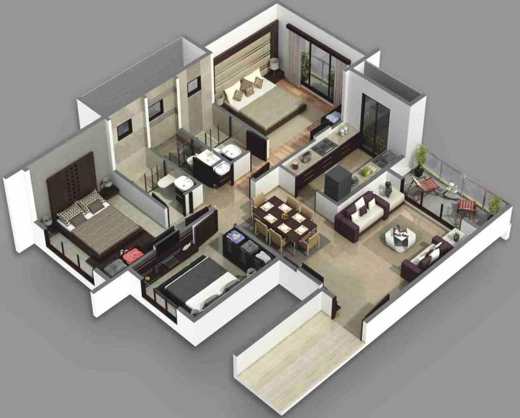 One Bedroom House Plans 3d Gallery Of One Bedroom House Pl Flickr One Bedroom House Plans 3d Gallery Of One Bedroom House Pl Flickr