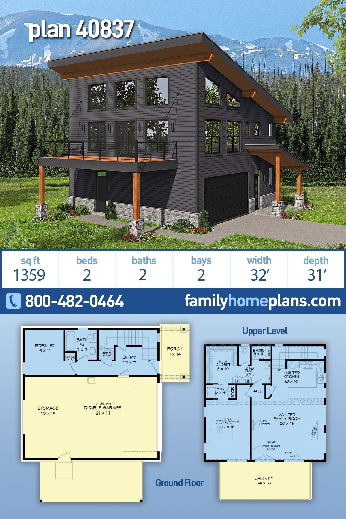 Plan 40837 Garage Apartment Plan Is 1359 Sq Ft 2 Bedrooms 2 B Plan 40837 Garage Apartment Plan Is 1359 Sq Ft 2 Bedrooms 2 B
