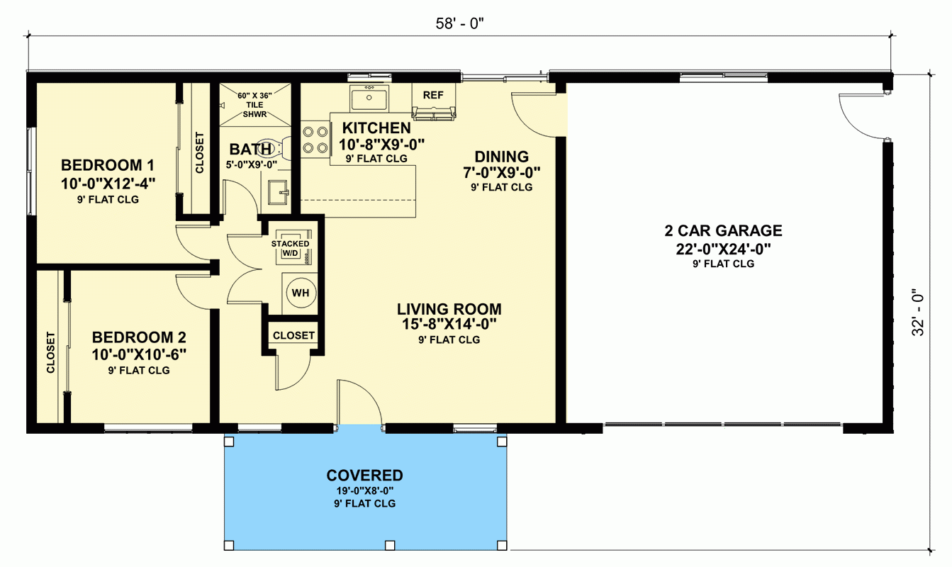 Plan 420158WNT One Story Mountain Ranch House Plan With 2 Bedrooms 864 Sq Ft Plan 420158WNT One Story Mountain Ranch House Plan With 2 Bedrooms 864 Sq Ft