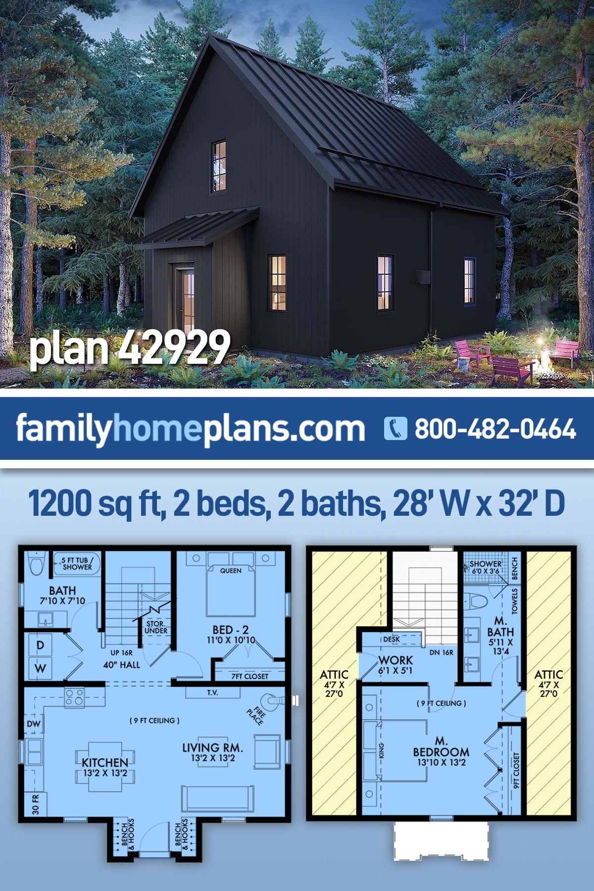 Plan 42929 1200 Square Foot Two Story Black Scandinavian Hous Plan 42929 1200 Square Foot Two Story Black Scandinavian Hous