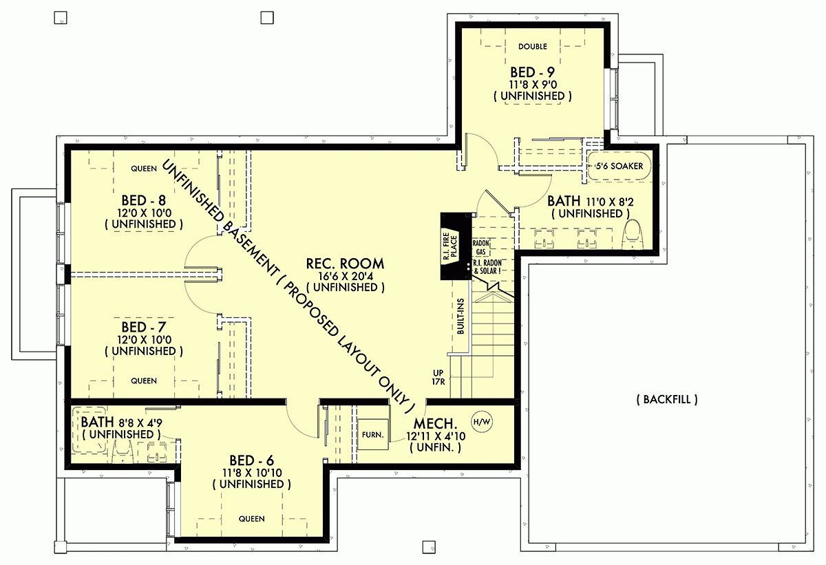 Plan 42957 Modern Farmhouse Plan With Up To 9 Bedrooms Den Plan 42957 Modern Farmhouse Plan With Up To 9 Bedrooms Den