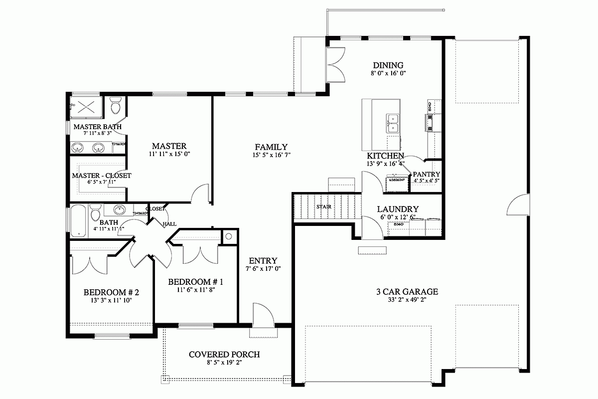 Plan 50531 6 Bedroom Ranch House Plan With Basement Plan 50531 6 Bedroom Ranch House Plan With Basement