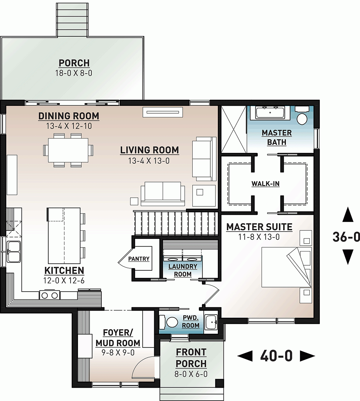 Plan 76543 Modern 1 Bedroom House Plan Plan 76543 Modern 1 Bedroom House Plan