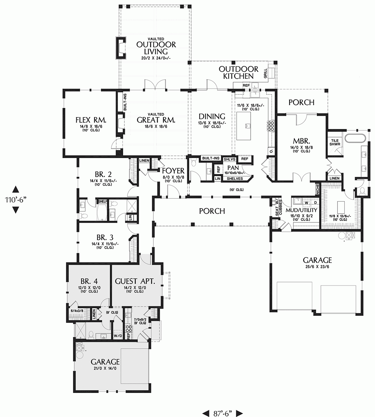 House Plan 4 Bedroom Flat House Plan 4 Bedroom Flat