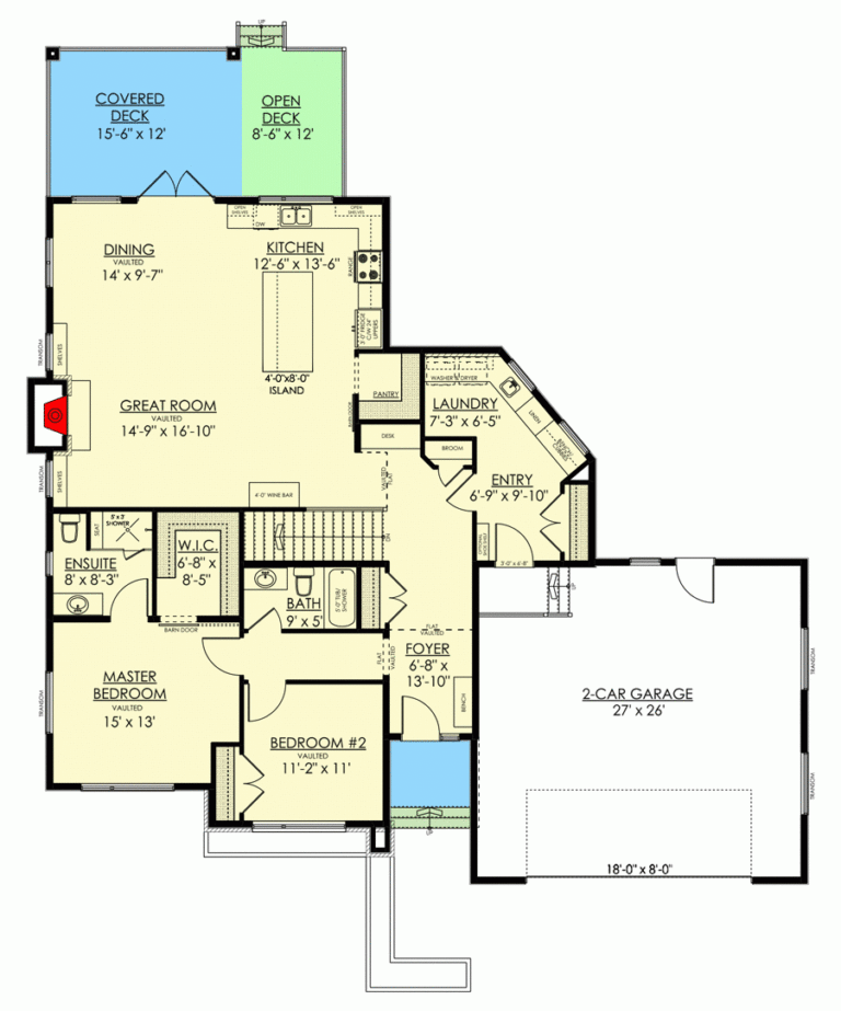 Plan 81747AB Angular Modern Home Plan Under 3000 Square Feet With Finished Lower Level
