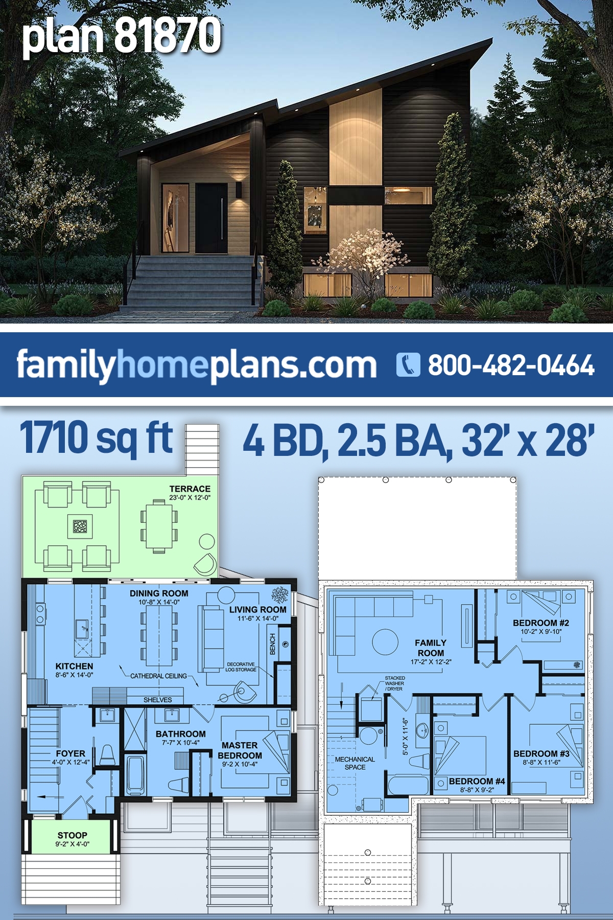 Plan 81870 Ultra Modern House Plan With Terrace Plan 81870 Ultra Modern House Plan With Terrace
