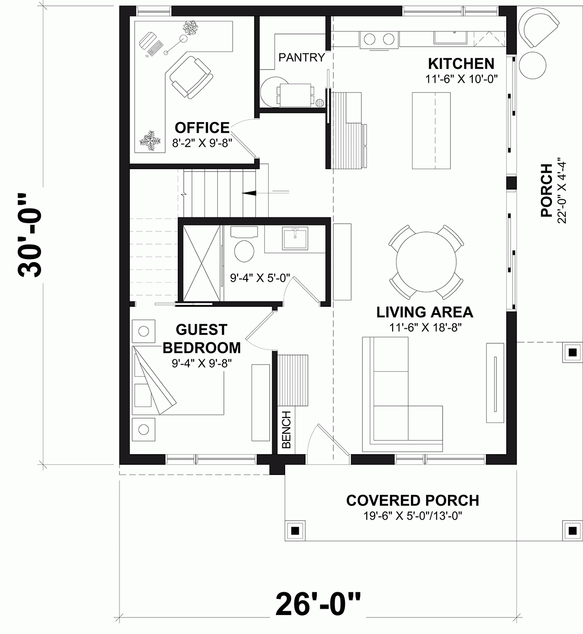 Plan 81882 Modern And Compact House Plan With 2 To 3 Bedrooms Plan 81882 Modern And Compact House Plan With 2 To 3 Bedrooms