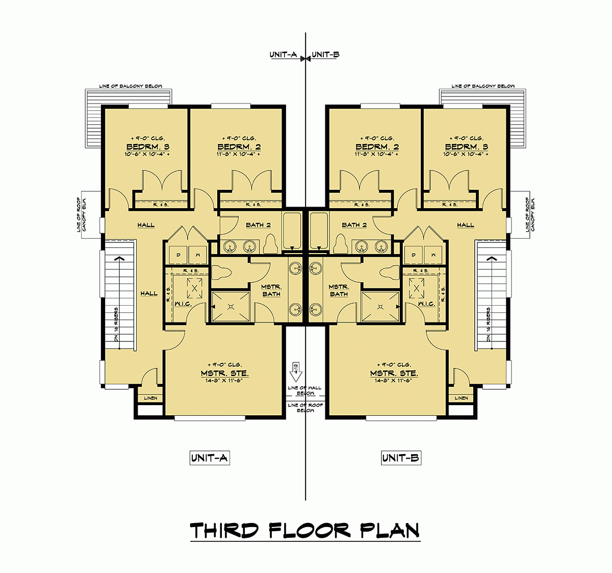Eight Bedroom House Plan