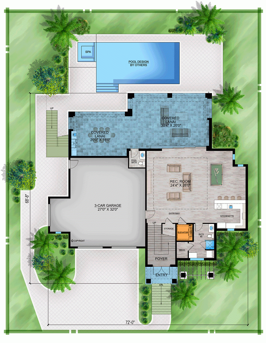 Plan 86121BW 3 Story Contemporary Coastal House Plan With 4 Beds And Upside Down Floor Plan 5100 Sq Ft Plan 86121BW 3 Story Contemporary Coastal House Plan With 4 Beds And Upside Down Floor Plan 5100 Sq Ft