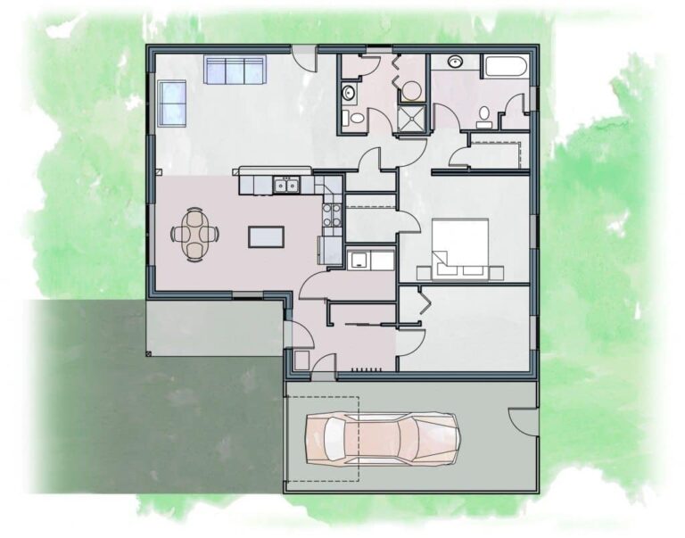 Prudent Living Daylight Zero Energy Home Plan Net Zero