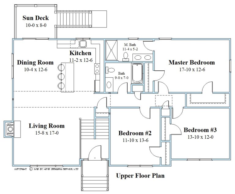 Raised Ranch House Plan 10140 RR Home Designing Service Ltd 