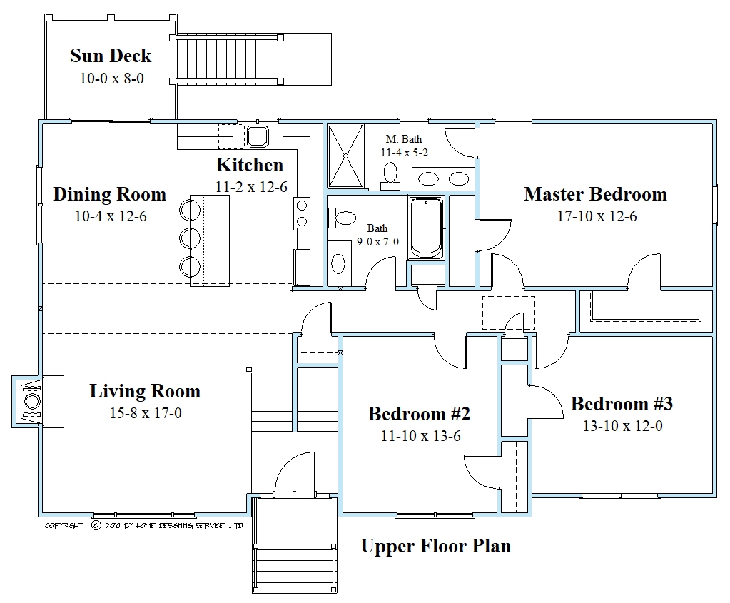 Raised Ranch House Plan 10140 RR Home Designing Service Ltd 