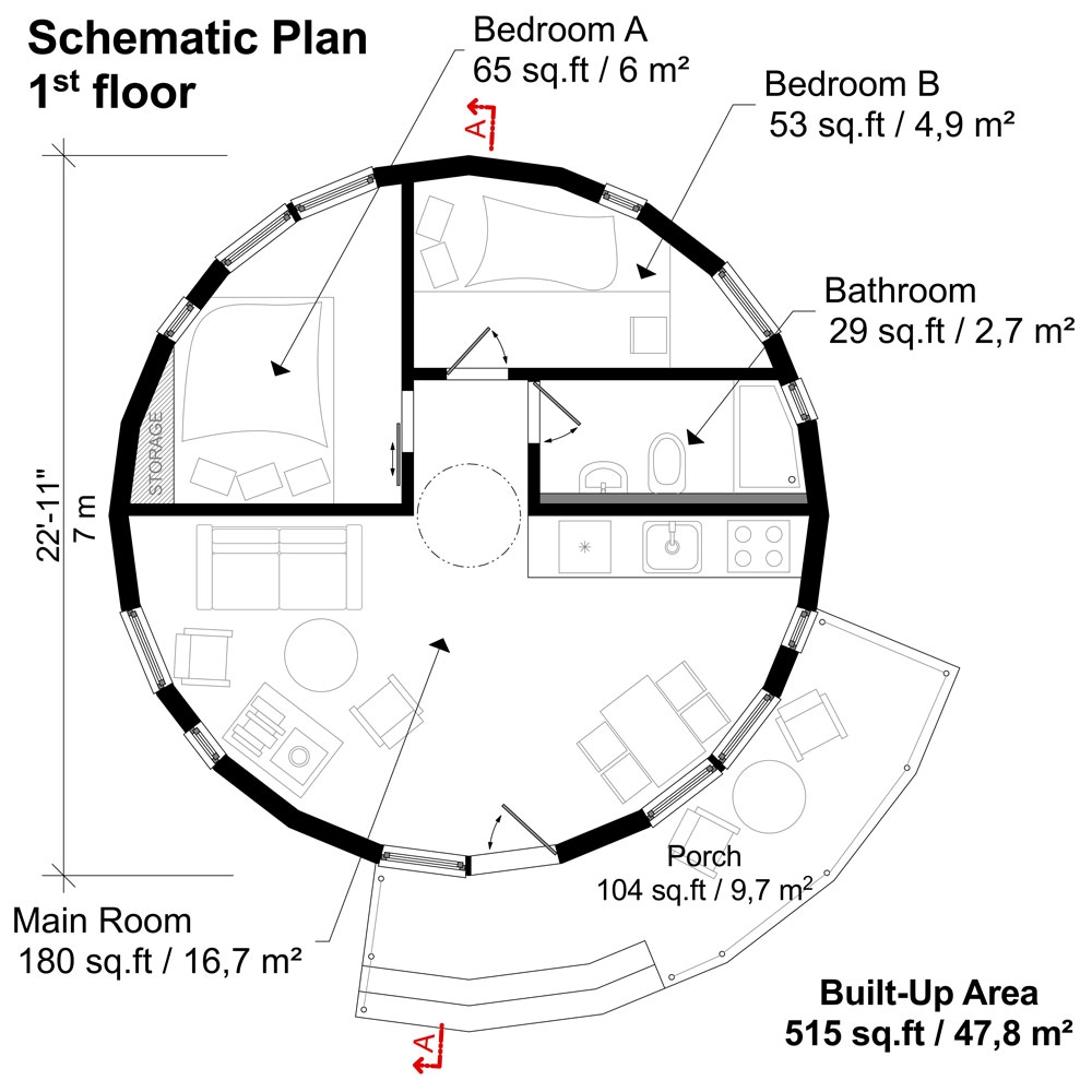 Round House Plans Stella Round House Plans Stella