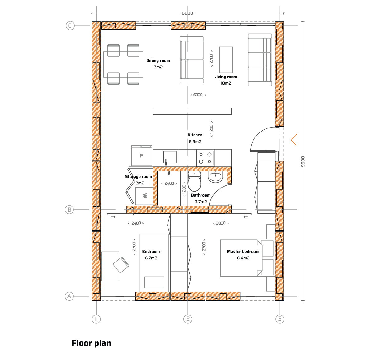 Row House 2 Bedroom Plans Row House 2 Bedroom Plans
