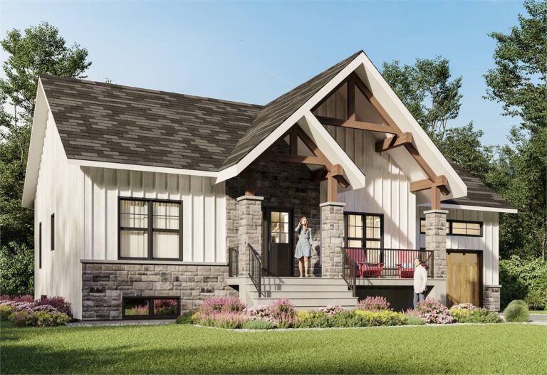 Rustic 2 Bedroom Cottage Style House Plan 9409 Nordika 5 9409