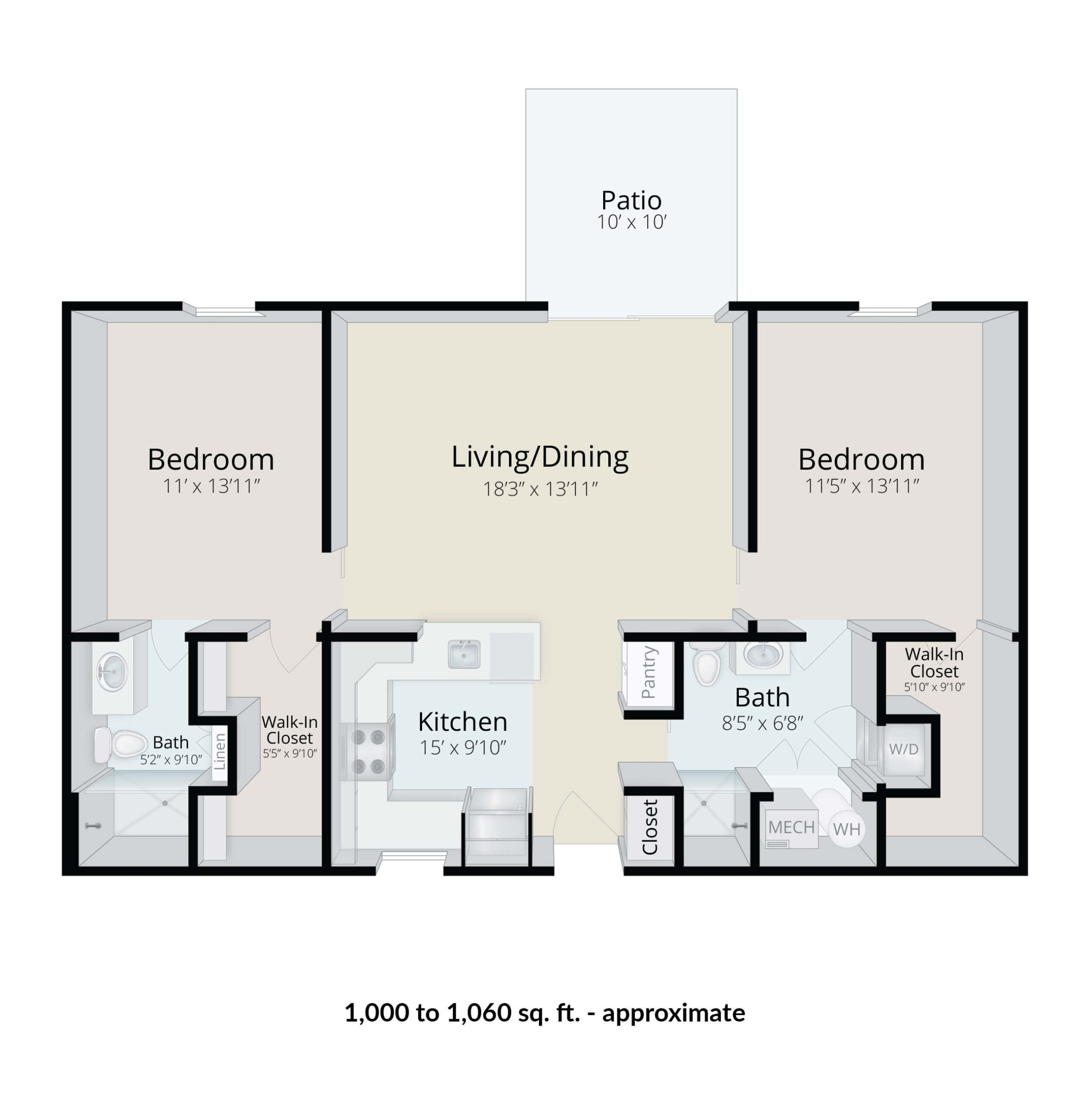Senior Apartments Two Bedroom Standard Foulkeways At Gwynedd Senior Apartments Two Bedroom Standard Foulkeways At Gwynedd