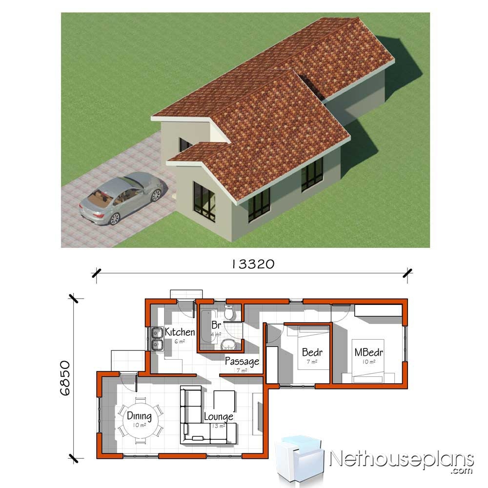 Simple House Plans 2 Bedroom House Plan South Africa Nethouseplans Simple House Plans 2 Bedroom House Plan South Africa Nethouseplans