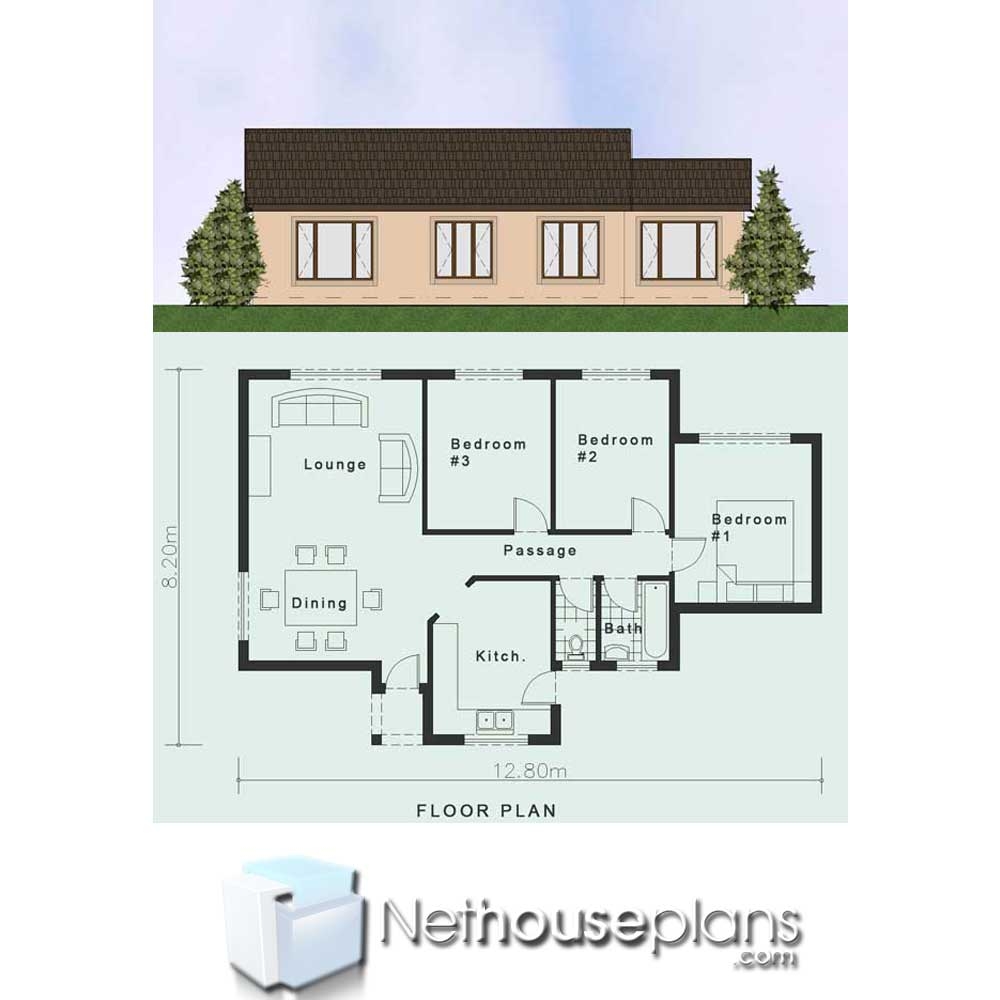 House Plan Single Bedroom House Plan Single Bedroom