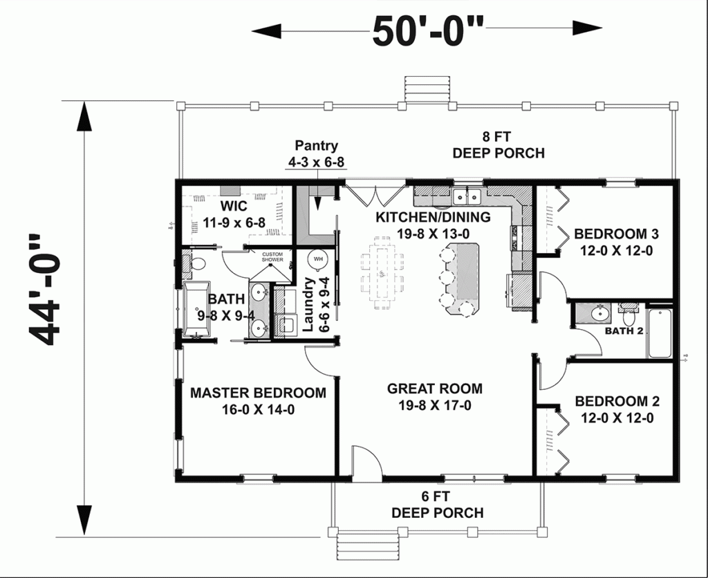 Small Floor Plan For Affordable Home Construction Small Floor Plan For Affordable Home Construction