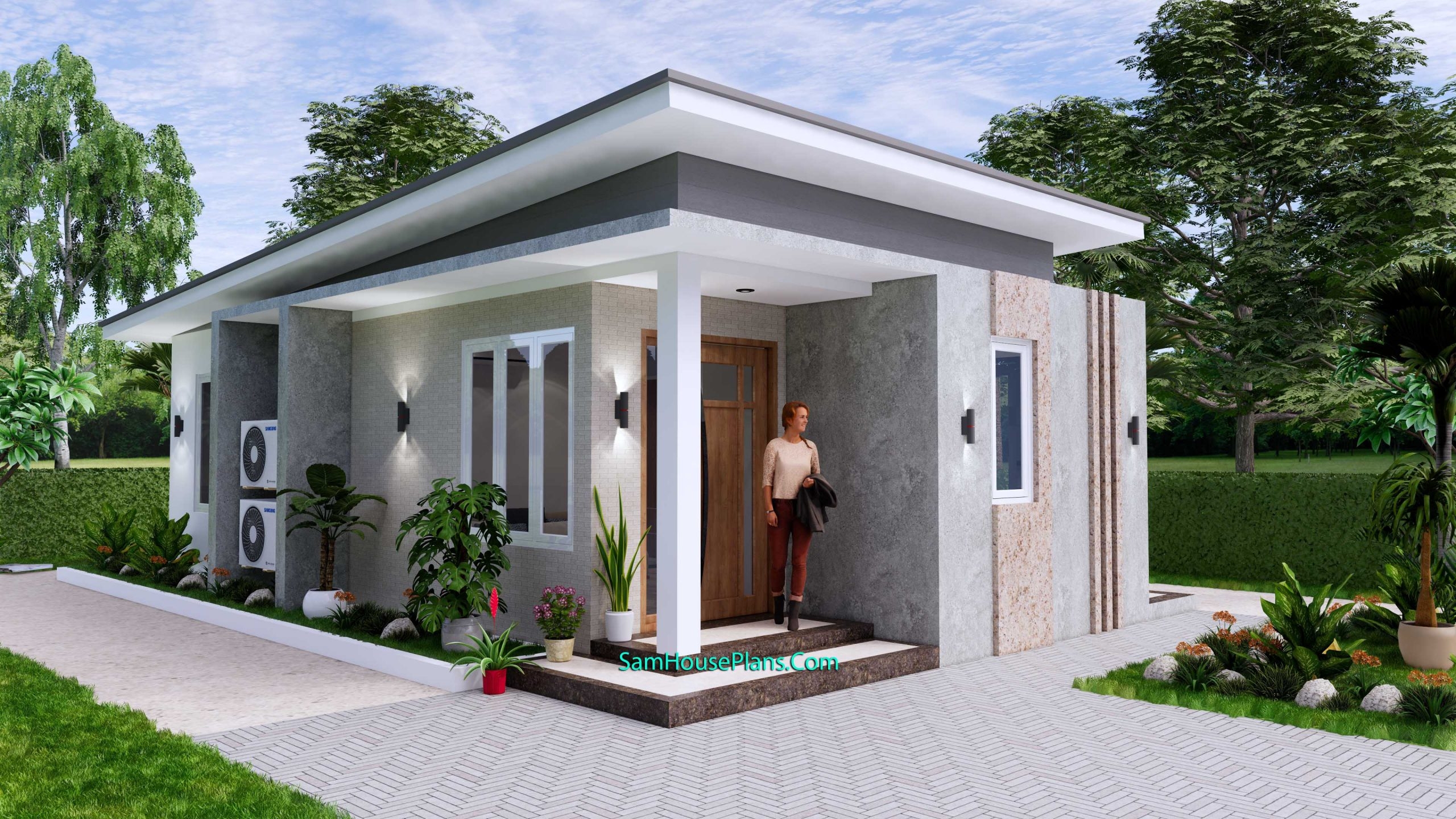 Small House Plan 4 5x9 Meter One Bedroom PDF Plan Small House Plan 4 5x9 Meter One Bedroom PDF Plan