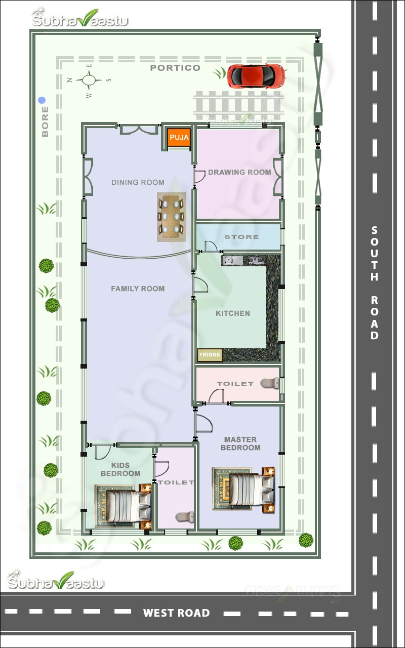 Southwest House Vastu Floor Plan Nairuthi Home Plan Southwest House Vastu Floor Plan Nairuthi Home Plan