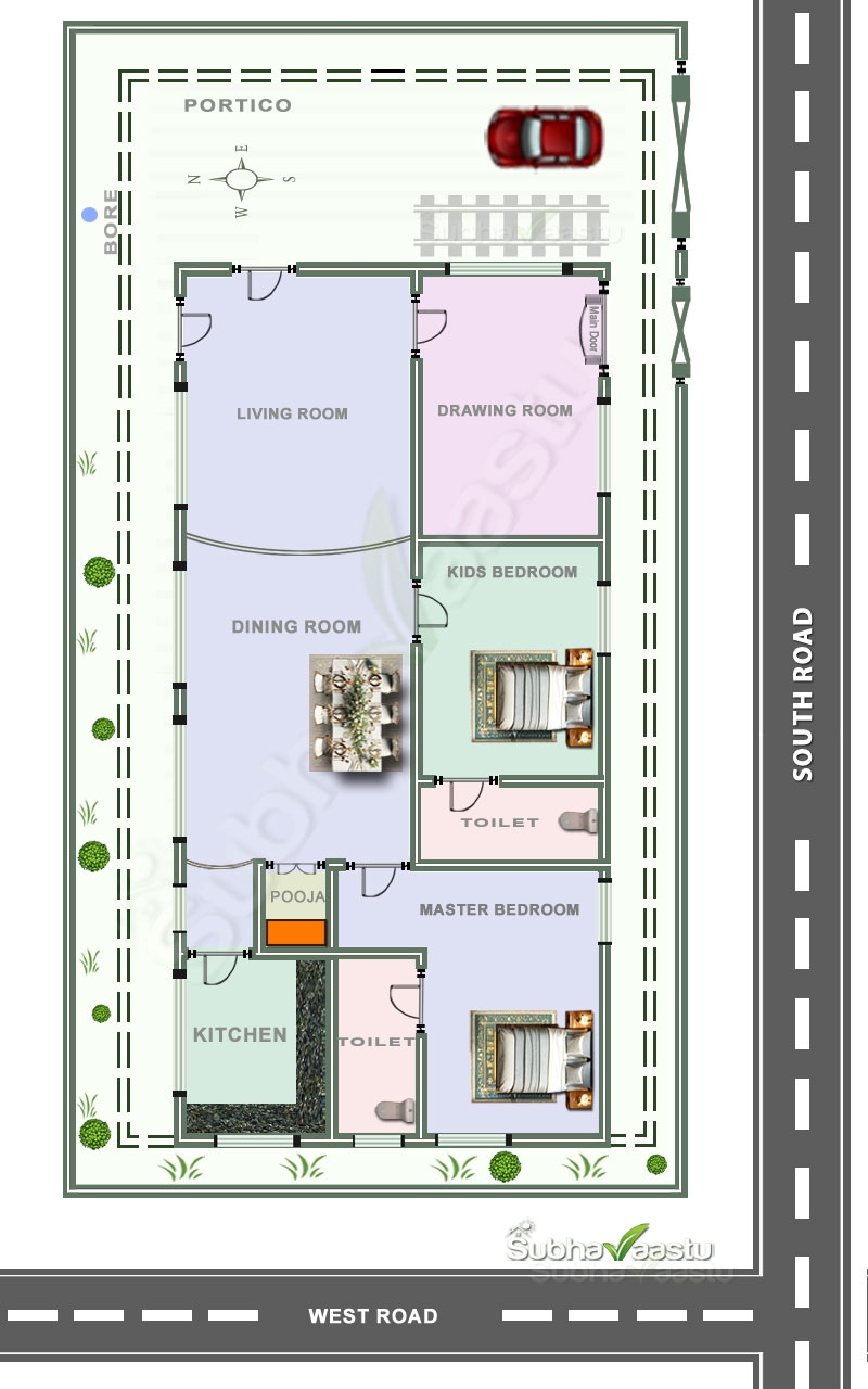 Southwest House Vastu Floor Plan Nairuthi Home Plan Southwest House Vastu Floor Plan Nairuthi Home Plan