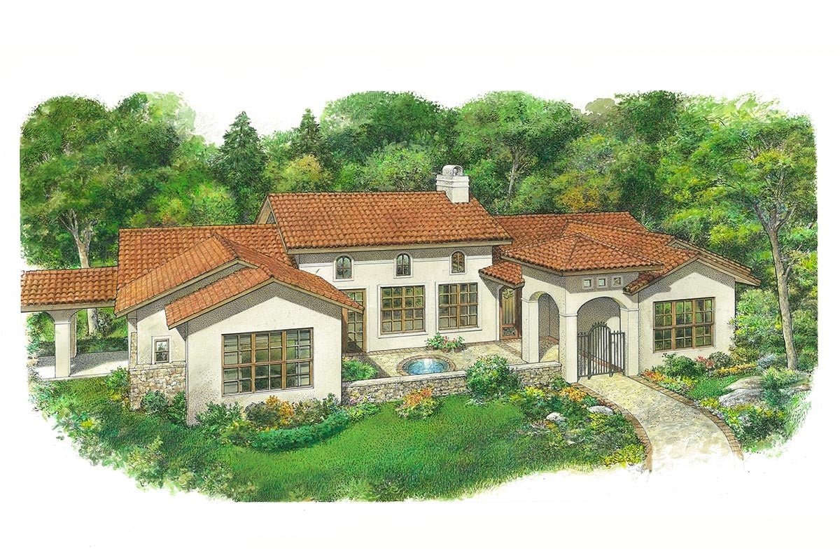 Spanish House Plans Architectural Designs Spanish House Plans Architectural Designs