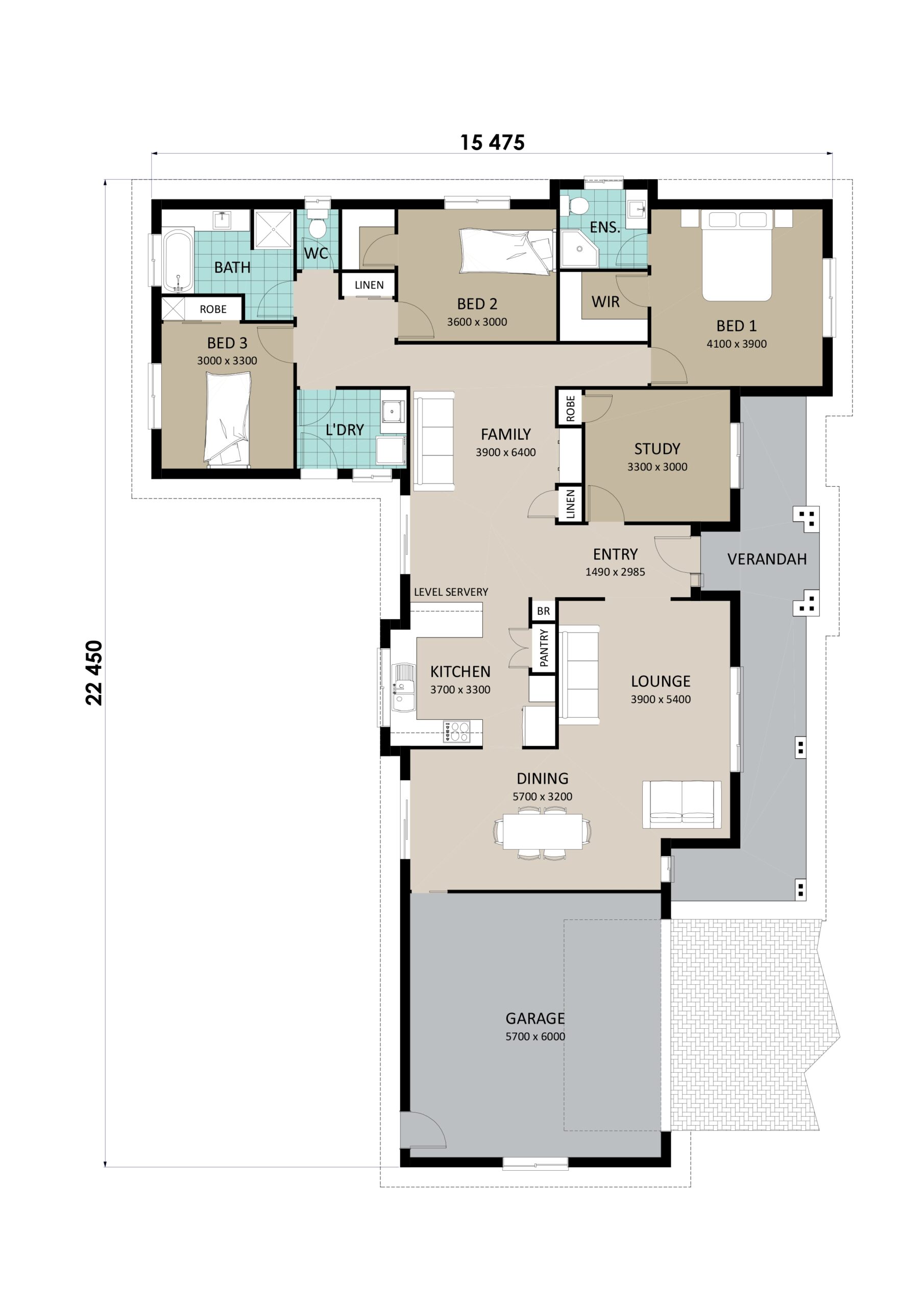 Oppd Month Plan 3 Bedroom House
