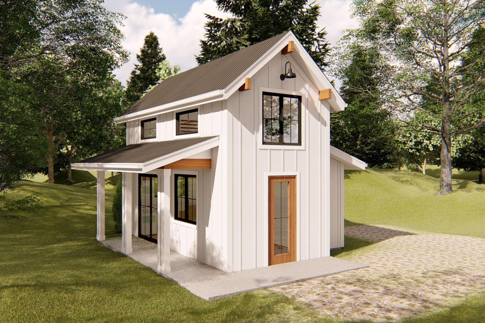 2 Bedroom Loft Tiny House Plans