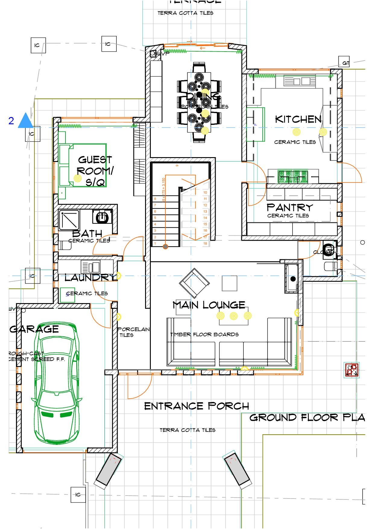 The 4 Bedroom Kenani Mid House David Chola Architect The 4 Bedroom Kenani Mid House David Chola Architect