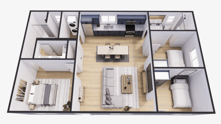 The Triple Trio A 3 Bedroom Container Home By Custom Container Living