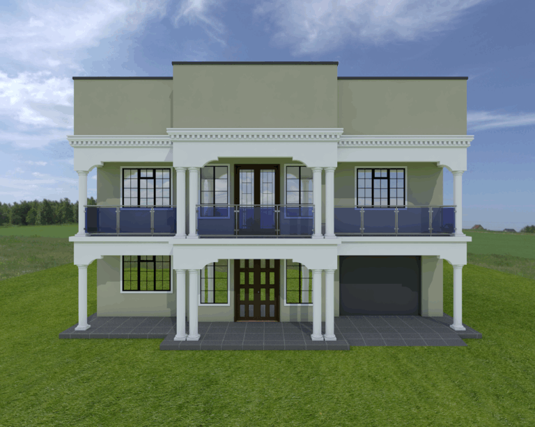 Three Bedroom Maisonette House Plan Muthurwa