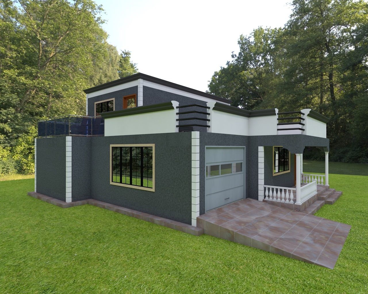 Three Bedroom Maisonette House Plan Muthurwa Three Bedroom Maisonette House Plan Muthurwa