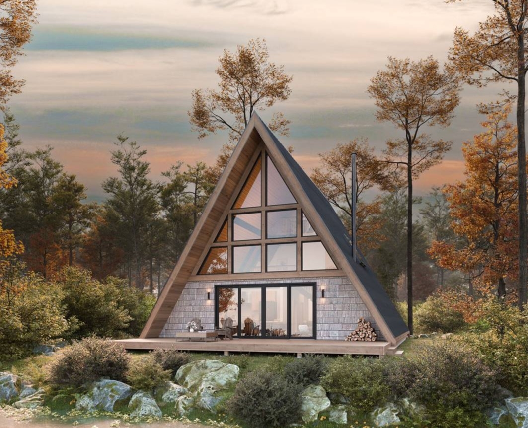 Three Story A Frame With Four Beds House Plan 8050 8050 Three Story A Frame With Four Beds House Plan 8050 8050