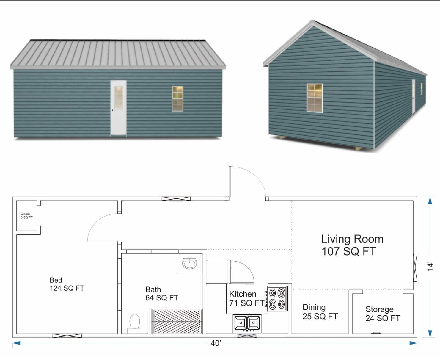 Tiny Home Floor Plan Gallery Robin Sheds