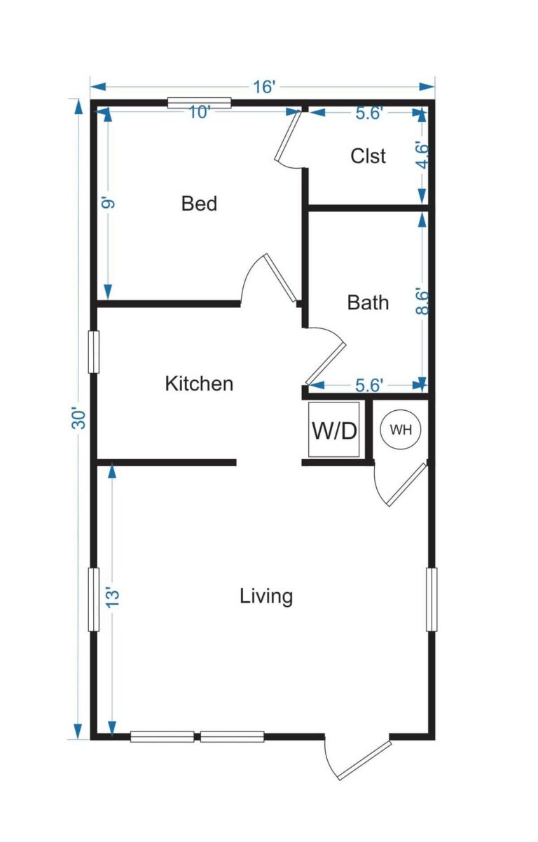 Tiny Home Floor Plan Gallery Robin Sheds