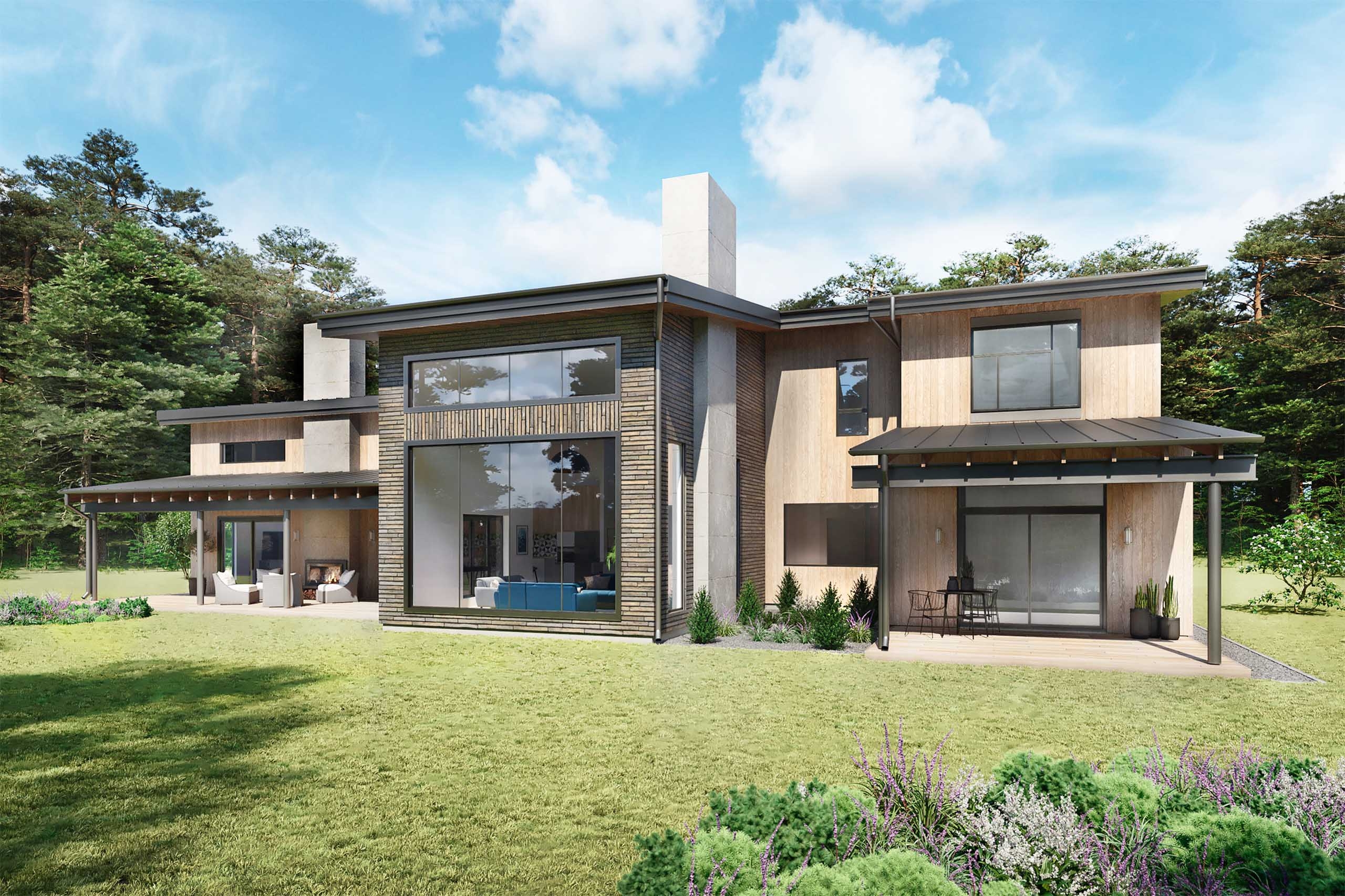 Truoba Class 520 4 Bedroom Modern House Plan