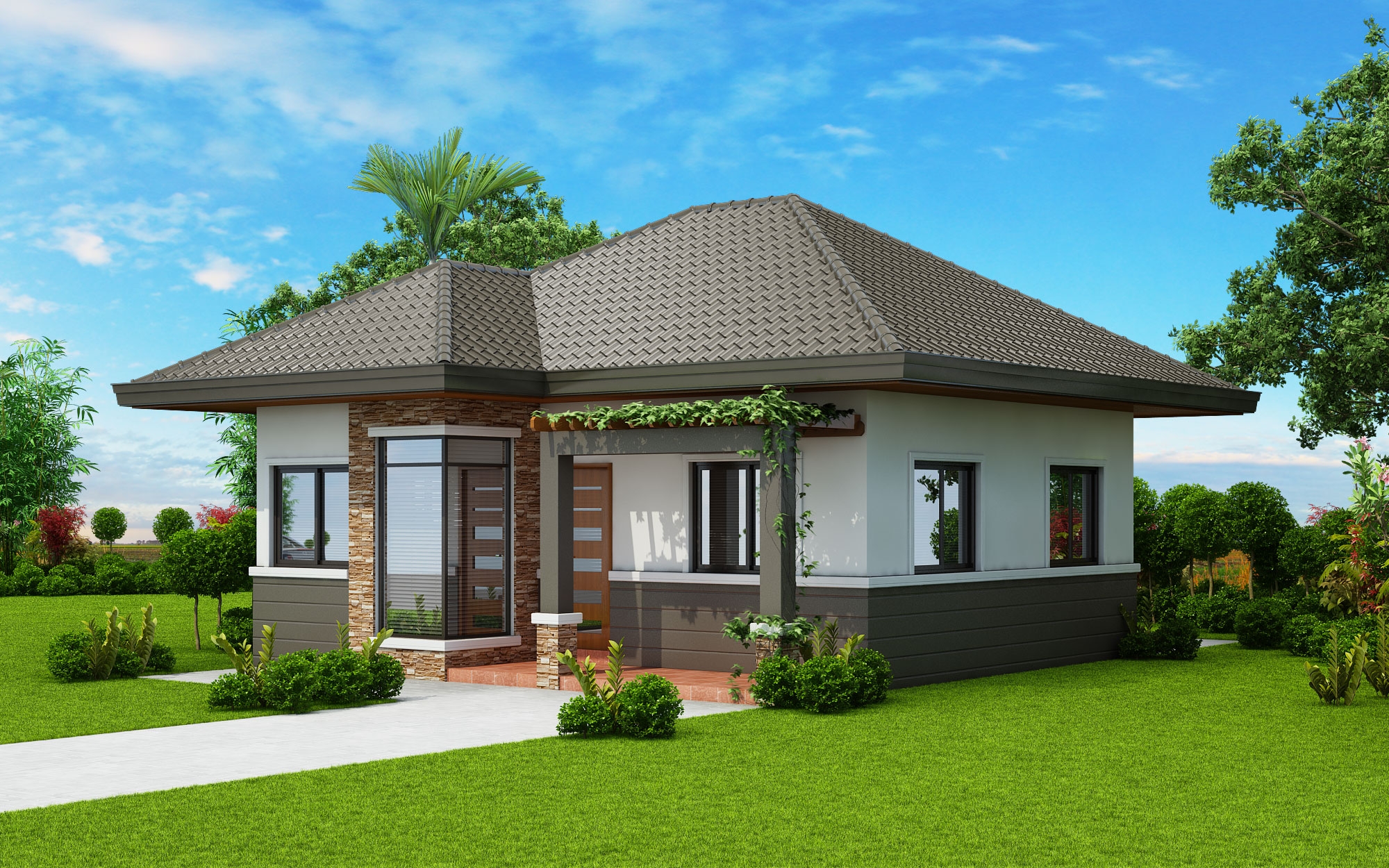 2 Bedroom Bungalow House Plan 2 Bedroom Bungalow House Plan