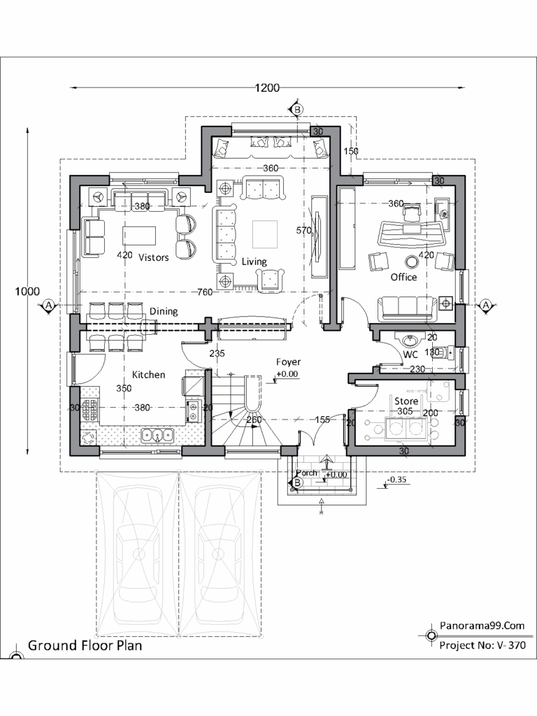 V 370 33x40 Two Story House Plans 2300 Sq Ft Duplex House 3 