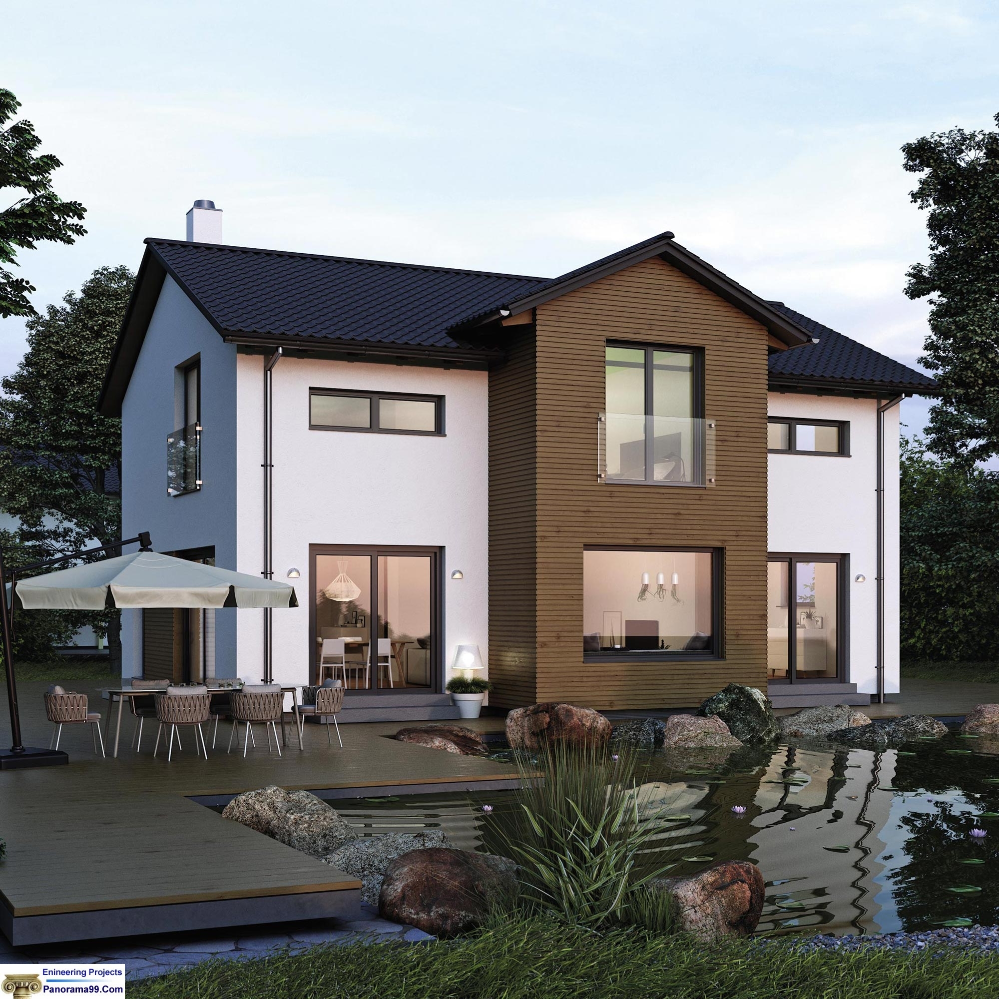 V 370 33x40 Two Story House Plans 2300 Sq Ft Duplex House 3 