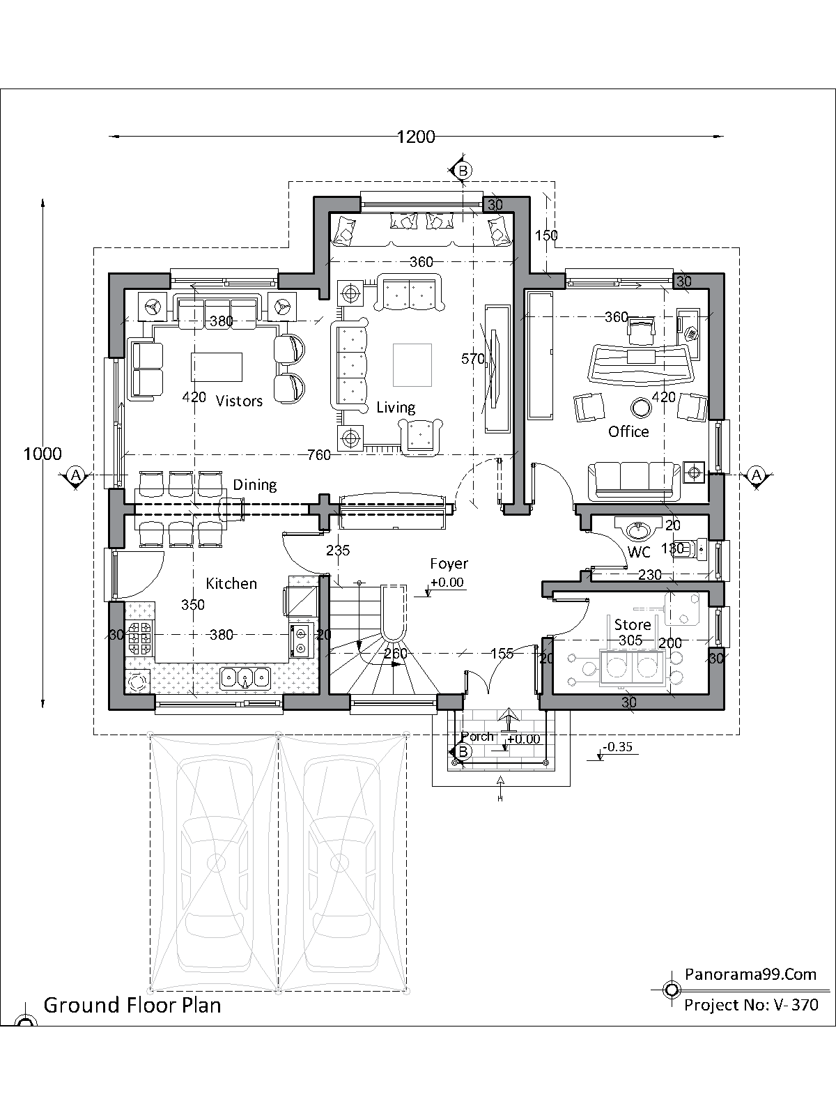 V 370 33x40 Two Story House Plans 2300 Sq Ft Duplex House 3 