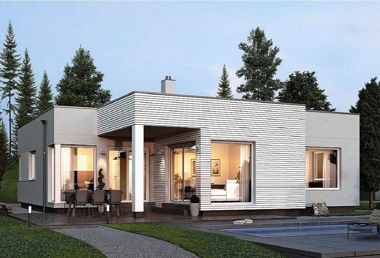 Three Bedroom Flat House Plan