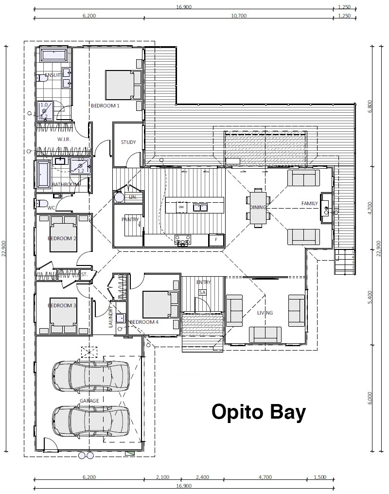 Watea 4 Bedroom House Plan Opito Bay Lot 7 Watea Bay Of Islands Watea 4 Bedroom House Plan Opito Bay Lot 7 Watea Bay Of Islands