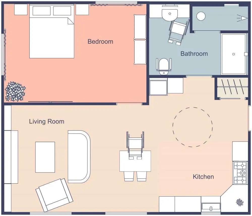 2 Bedroom Wheelchair Accessible House Plans
