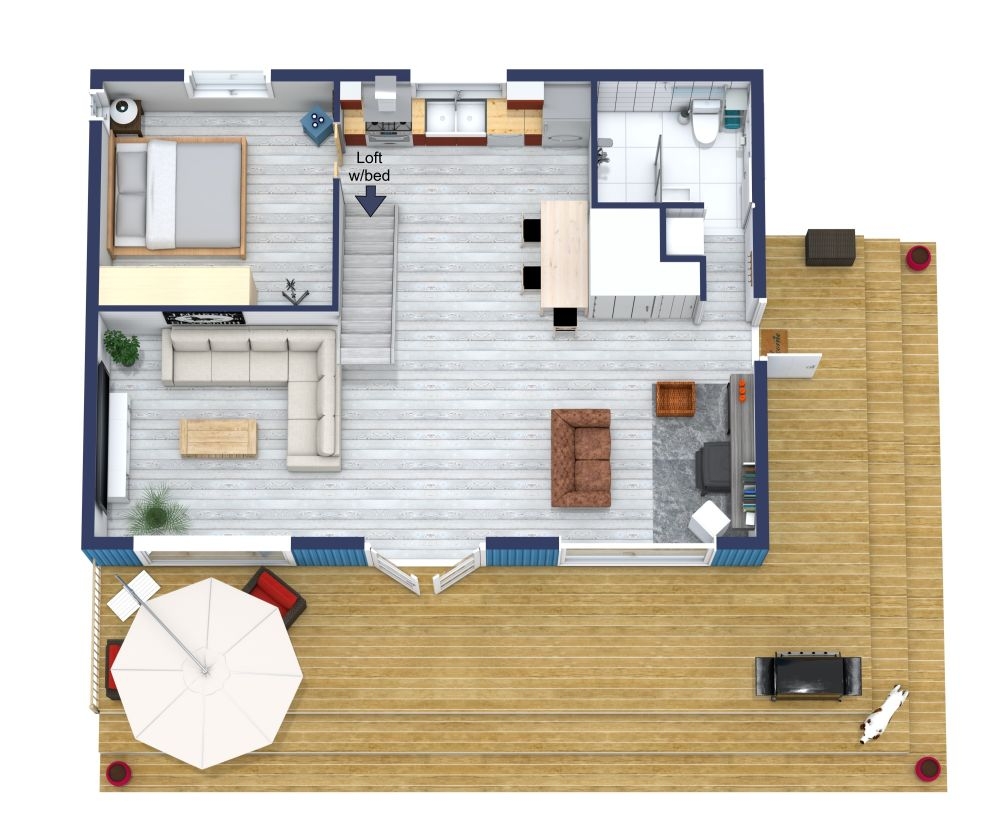 1 Floor House Plans 2 Bedrooms