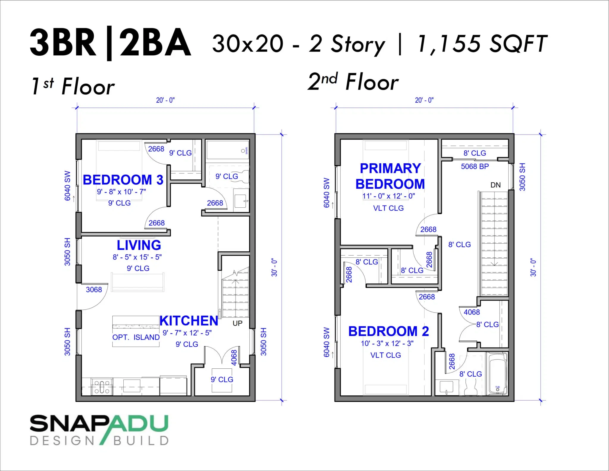 2 Story House Plans 3 Bedroom
