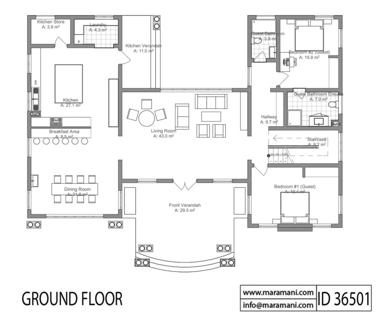2 Story Bungalow House Plan ID 36501 Building Plans By Maramani
